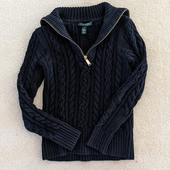 Vintage Lauren by Ralph Lauren Cable Knit Sweater - XS - Picture 1 of 4